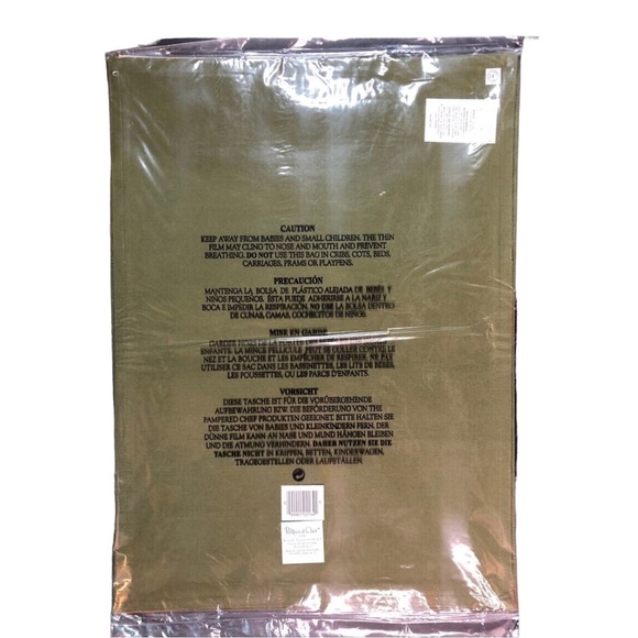 Pampered Chef Set Of Two Harvest Stripe Placemats New In Package 17”X 14” - Picture 4 of 7